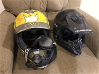 LOT OF 2 MOTORCROSS HELMETS