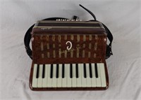 Vintage Columbia Small Accordion W/ Case
