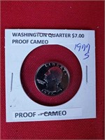 1977-S Washington Proof Cameo Quarter