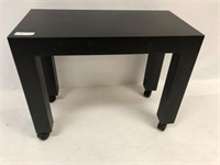 Black Table w/Casters - 15" x 30" x 24" T