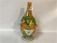 Art Glass Vase - 13" Tall
