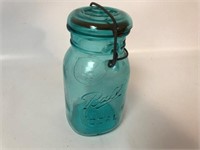 Vintage Blue Ball Ideal Jar