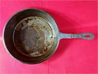 Twelve Inch Footed Cast Iron Skillet