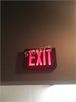Illuminated Exit Sign
