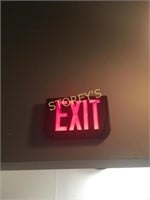Illuminated Exit Sign