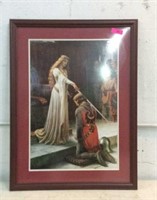 Wall Art Of Man Being Knighted K15E