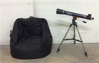 Telescope & Bean Bag Chair T14H
