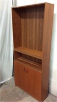 Wooden Shelving Unit w/ Cabinets G6A
