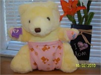 12 NEW Teddy 2 Cute Bears --Baby Girl Bear! W
