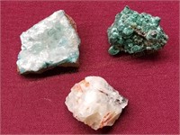 3 Smaller Mineral Samples