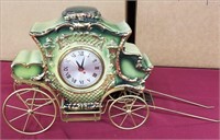 1950s Sessions Porcelain Carriage TV Clock