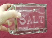 All Glass Wall Mount Salt Box