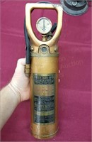 Phister No.1/4 Antique Brass Fire Extinguisher 15"