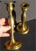 Bradley & Hubbard Elegant Brass Candlesticks 8.5"