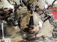 Rogers Co. silver plated 5pc tea set with