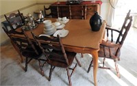 Cherry French provincial style dining table