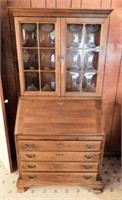 Contemporary Cherry finish four drawer