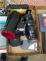 Digital camera, camera telescope lens