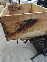 Dupont Explosives wood crate