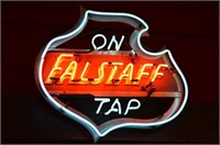 Falstaff Beer Neon Sign. "On Tap"