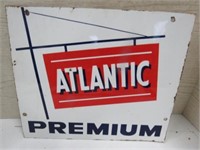 Atlantic Premium Porcelain Gas Station Sign