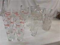 Vintage Coca-Cola Pitcher glasses and more