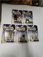NOC 5 Star Wars action figures