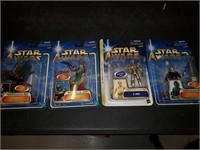 4 NOC Star Wars Action Figures