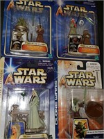 4 NOC Star Wars Action Figures