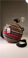 Round Canteen.  Striped Fabric Exterior