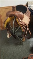 Beautiful New Western Rope Saddle- 16" Seat- This
