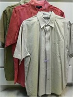 Three Men's Cremieux Collection Short Sleeve
