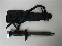 Large Knife and Belt Sheath