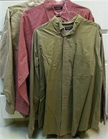 Three Men's Roundtree & York Long Sleeve Shirts