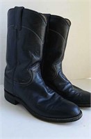 Women's Justin Black Leather Boots