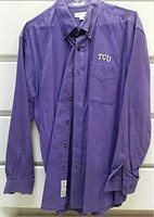 Men's Cutter & Buck Long Sleeve Shirt for TCU