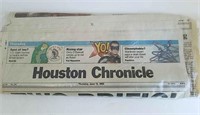 1995 Houston Chronicle- Rockets 2nd Championship