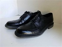 Men's Aston Grey Black Dress Shoes