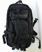 Black Tactical Style Backpack