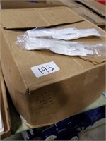 large box of Wrapped plastic cutlery set