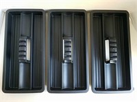 Heavy Duty Black Plastic Utility Trays