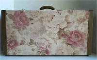 Hardsided Suitcase with Pretty Floral Design