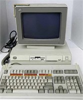 Vintage IBM Computer and Keyboard
