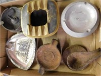Metal vintage ashtrays: 1933 Worlds Fair - heavy