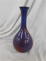 Arts & Crafts vase w/beautiful glaze, 9.5"H