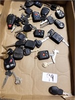 Car keys & remotes