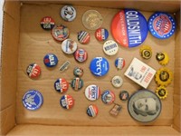 Political Presidential buttons