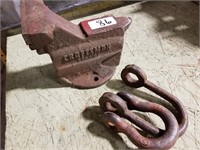 2 Clevis and part of Craftsman vise