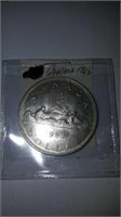 Canada silver dollar 1962