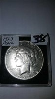 1923 American peace dollar